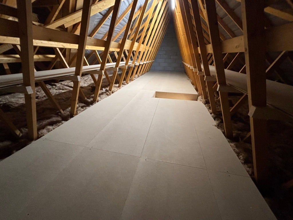 Raised Sub-Floor Loft Boarding and Truss Storage
