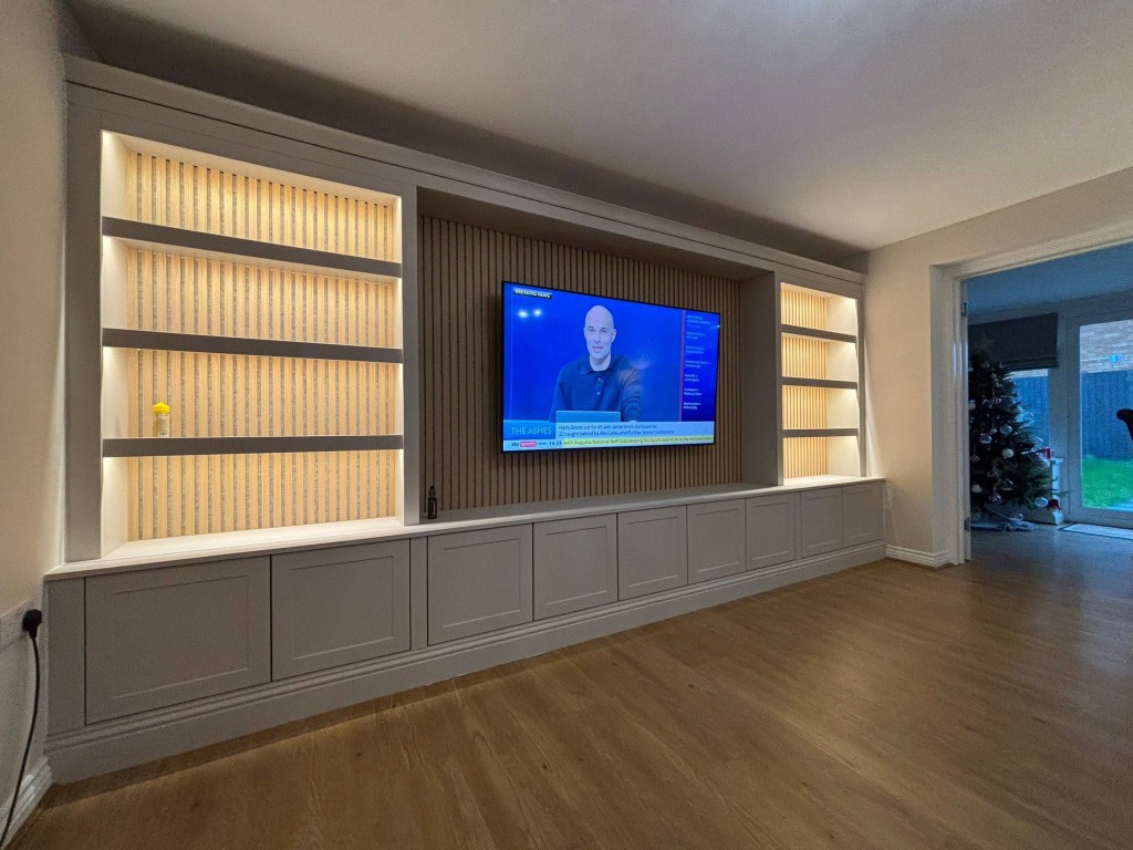 Westside Carpentry Real Client Full-Wall Installation