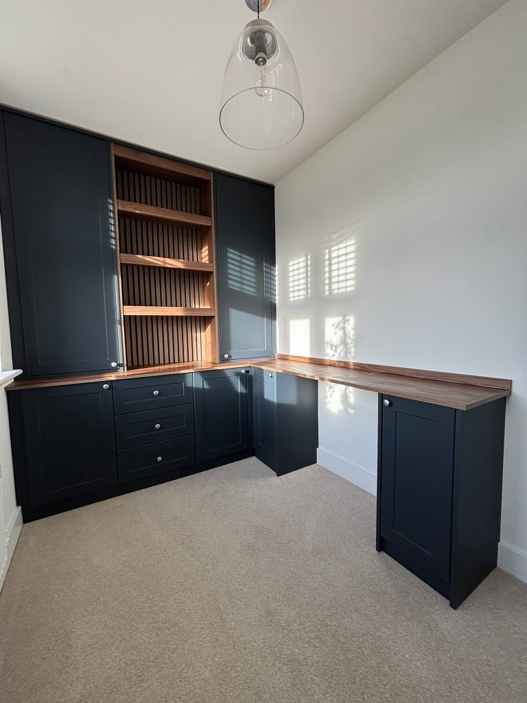 Bespoke Fitted Home Office and Study Joinery